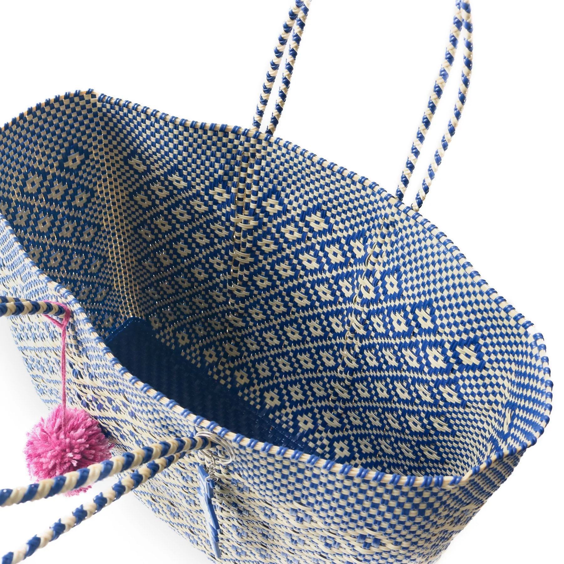  Mixte Woven Super Tote, Handwoven Recycled Plastic